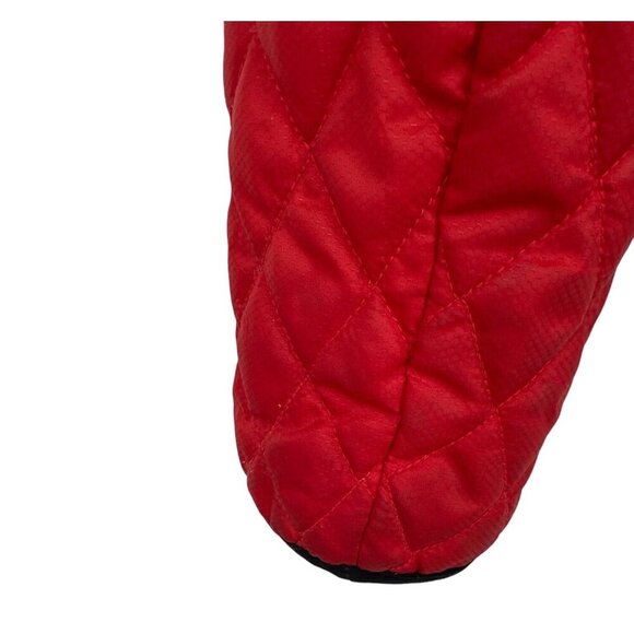 OBERMEYER  Women's Red Quilted Puffer Ski/Snow Jacket Fully Lined Size 8 - Picture 3 of 12